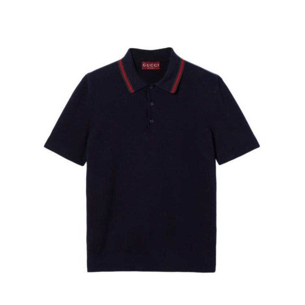 Silk Cotton Polo Shirt